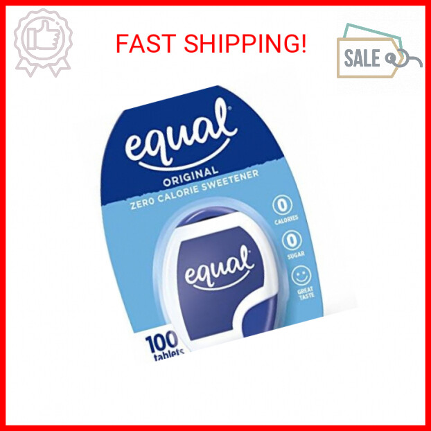 EQUAL 0 Calorie Sweetener Tablets, Sugar Substitute, Zero Ca