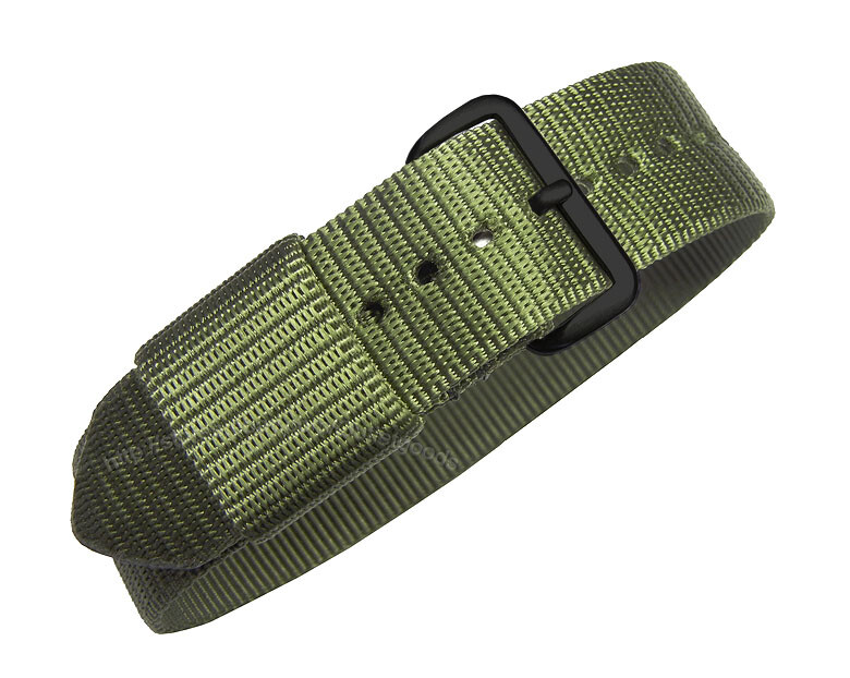 16mm 18mm 20mm 22mm 24mm MOD Mil Series RAF Military Nylon Watch Strap Watchband