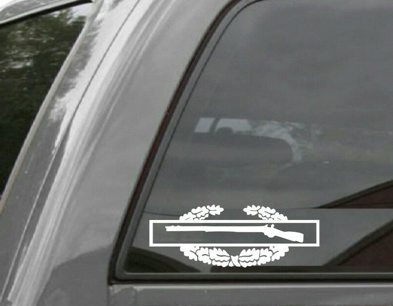 COMBAT INFANTRY BADGE CIB Vinyl Window Decal