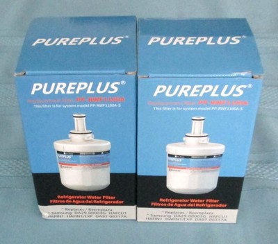 PurePlus Refrigerator Water Filters PP-RWF1100A Samsung Replacement (Lot of 2)