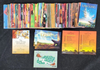 1994 Lion King Trading Cards Series 1 & 2 Incomplete, Specials T6, P4, A4