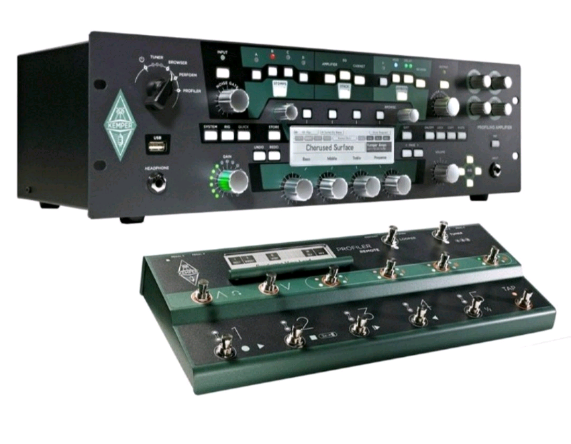 Kemper RIG Power Rack +KPA REMOTE +Dunlop DVP4 +2x Yamaha HS5 monitors