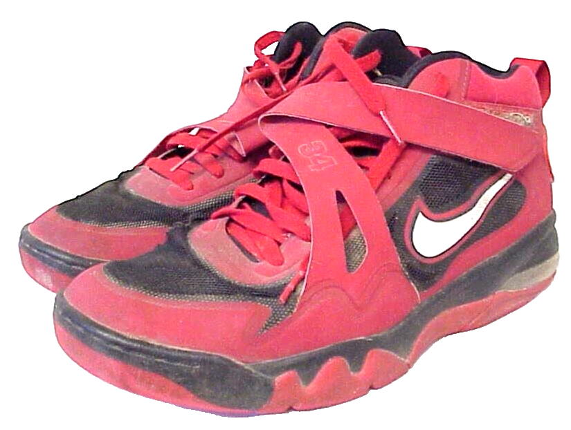 CHARLES BARKLEY NIKE FORCE RED HIGH TOP SNEAKERS BASKETBALL