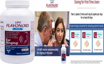 Lipo-Flavonoid Plus Ear Health Supplement | Most Effective Over the 500 Count 