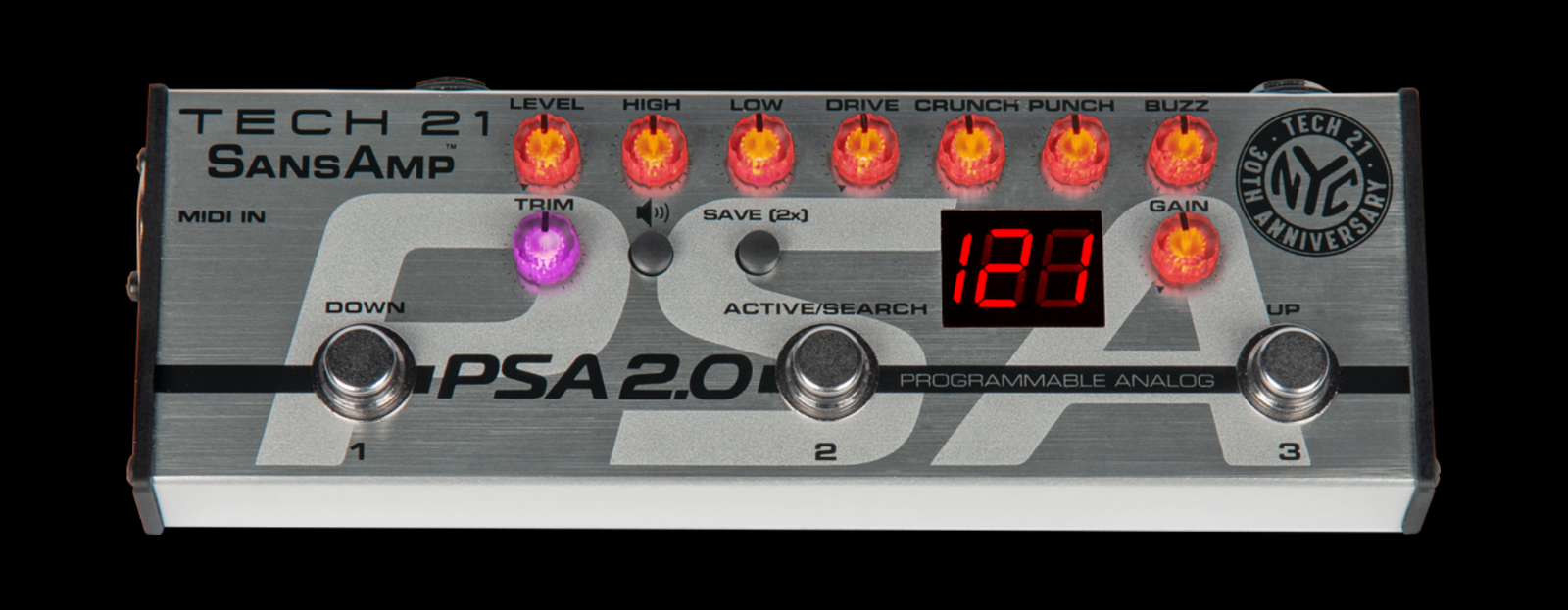 【TECH 21】SANSAMP PSA-2.0 Tech 21 SansAmp PSA2.0 – Motor City Guitar