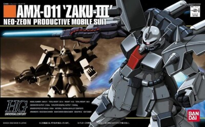 Bandai HGUC Gundam AMX-011 Zaku III HG 1/144 Scale Model Kit USA Seller
