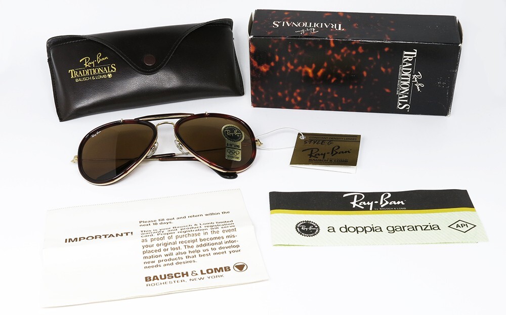 小物 Ray-Ban BAUSCH&LOMB U.S.A Ray Ban Aviator 1950s 1/10 12K GP 52mm Small Vintage B&L