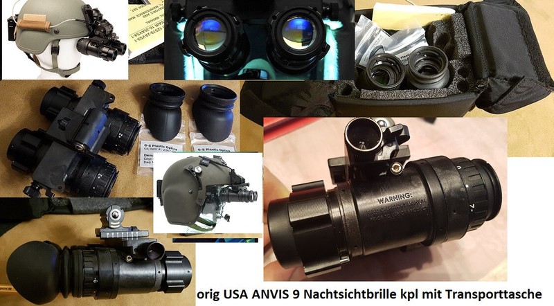 Anvis 9 NachtsichtgerÃ¤T Gen3 Nachtsichtbrille Night Vision Thermal F Pilotenhelm