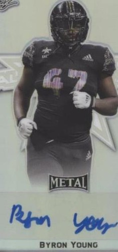 2019 Leaf Metal U.S. Army All-American Bowl Byron Young #BA-BY1