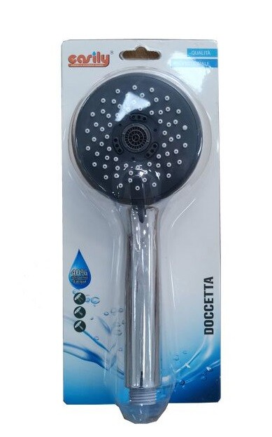 Bagno Doccetta Doccino Soffione Doccia Cornetta Rotondo Moderno 69091 dfh