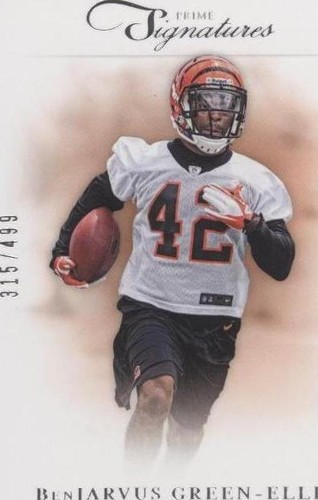 2012 Panini Prime Signatures BenJarvus Green-Ellis #88