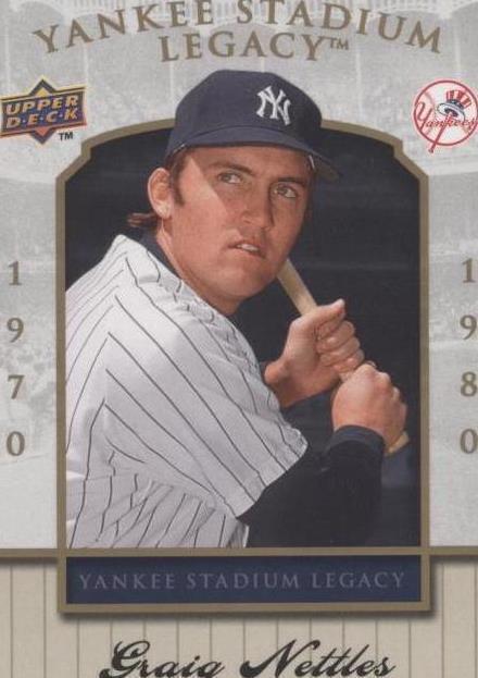 Juego de caja de temporada final Upper Deck Yankee Stadium Legacy 2008 - Graig Nettles #48