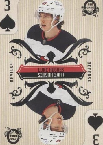 2024-25 O-Pee-Chee - Luke Hughes #3-SPADES