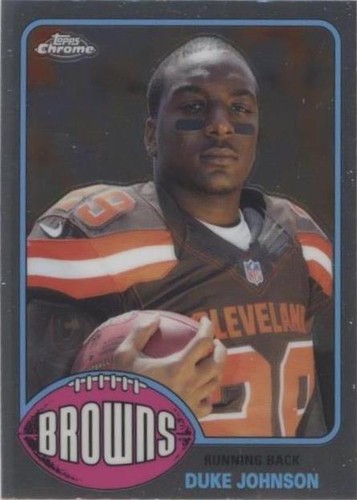 2015 Topps Chrome Mini Duke Johnson #76-DJ
