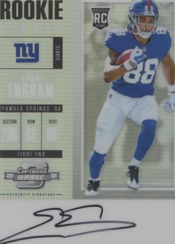 2017 Panini Contenders Optic Evan Engram #124