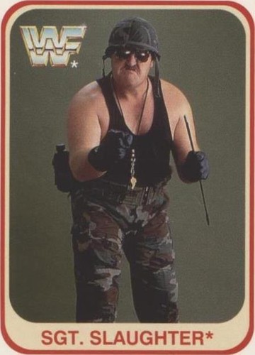 1991 Merlin WWF - Sgt. Slaughter #101