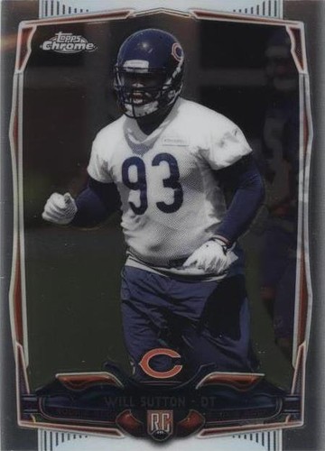 2014 Topps Chrome Mini Will Sutton #170