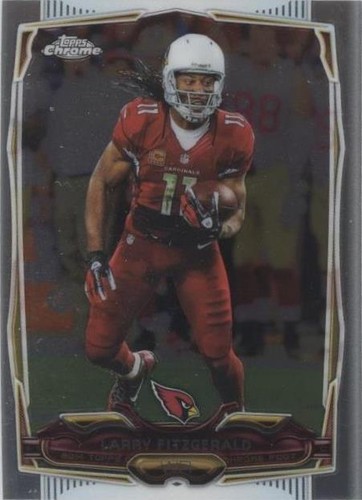 2014 Topps Chrome Mini Larry Fitzgerald #76