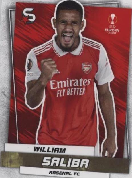 2022-23 Topps UEFA Club Competitions Superstars William Saliba #159