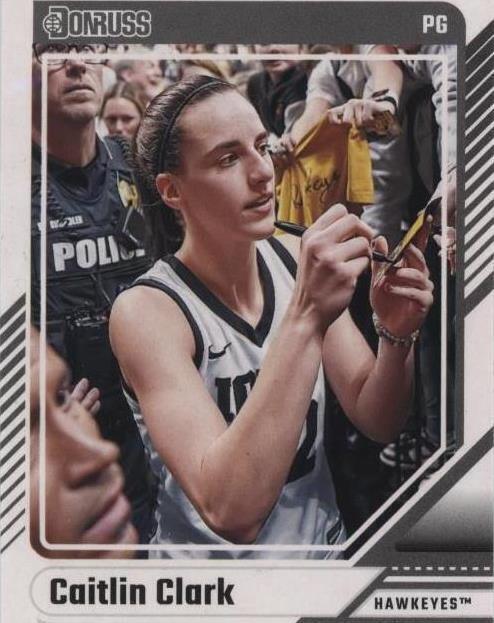 2024 Panini Donruss Caitlin Clark #7 Rookie Card Collection Base Set
