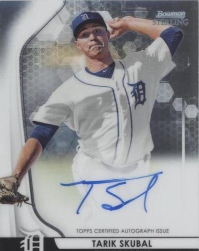 スポーツ選手 Tarik Sukubal RC Auto /99 Tarik Skubal 2020 Bowman Chrome Prospect 1st Bowman Rc Auto