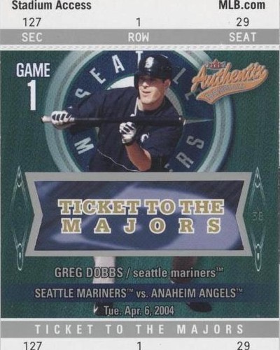 2004 Fleer Authentix - Greg Dobbs #129