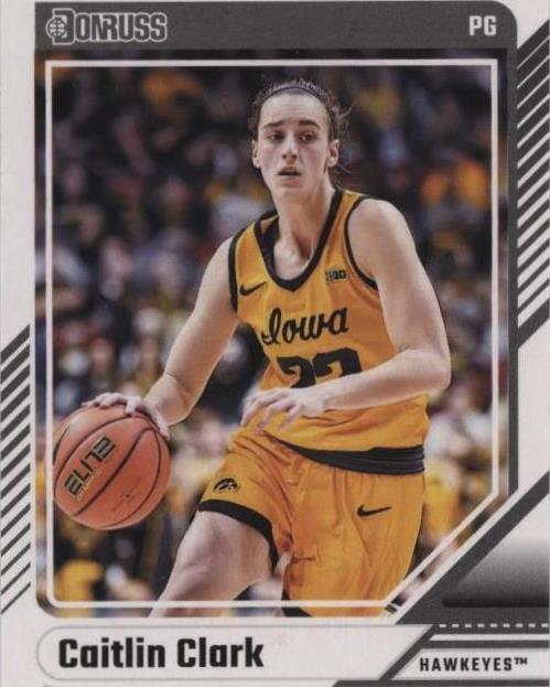2024 Panini Caitlin Clark Collection Base Donruss RC #4 Rookie Card