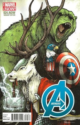 Avengers (2013) #  24.Now Cover H (8.0-VF) David Petersen Variant 2014