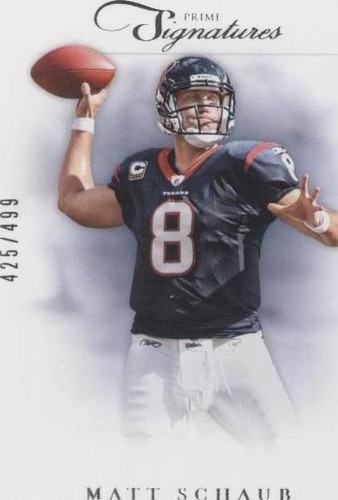 2012 Panini Prime Signatures Matt Schaub #42