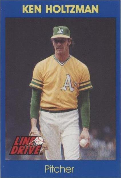 1991 Line Drive - Ken Holtzman #21