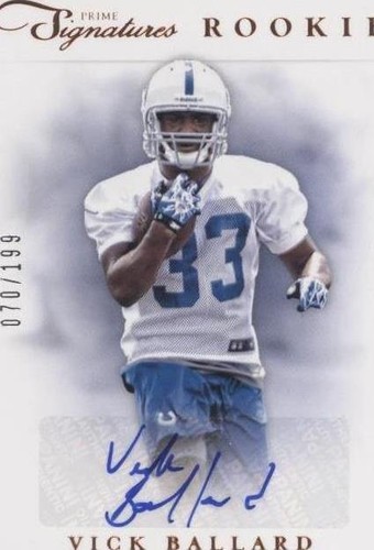 2012 Panini Prime Signatures Vick Ballard #227