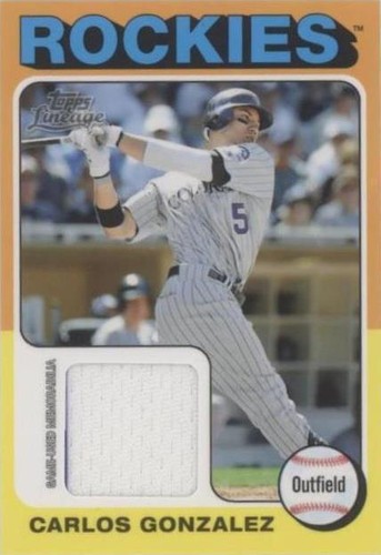 2011 Topps Lineage - Carlos Gonzalez #75R-CGO