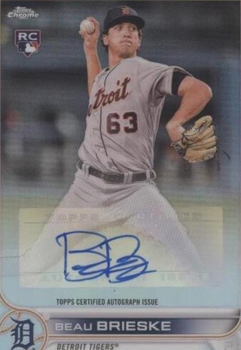 2022 Topps Chrome Update Series - Beau Brieske #AC-BBR