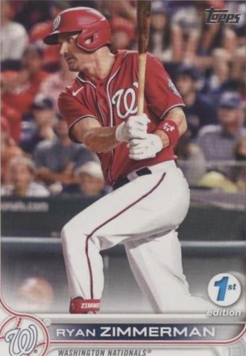 2022 Topps Series 1 1st Edition - Ryan Zimmerman #296