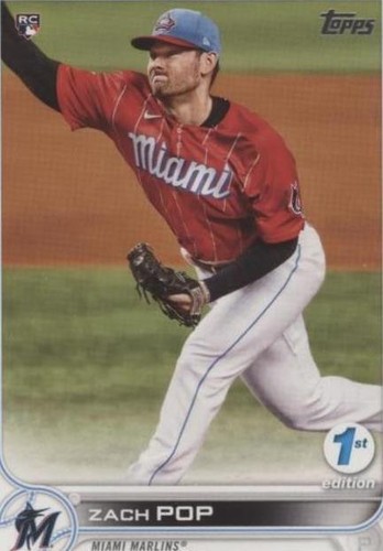 2022 Topps Series 1 1st Edition - Zach Pop #108