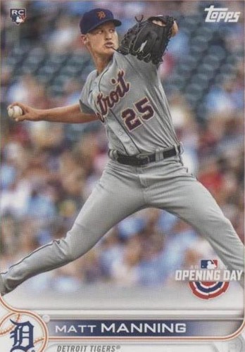 2022 Topps Opening Day - Matt Manning #102