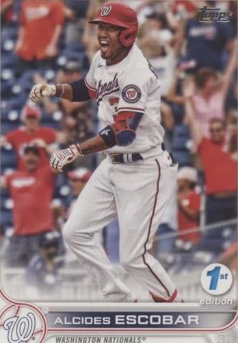 2022 Topps Series 1 1st Edition - Alcides Escobar #116