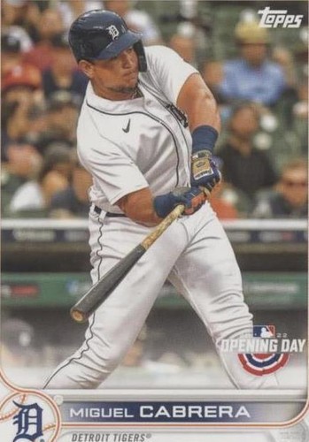 2022 Topps Opening Day - Miguel Cabrera #93