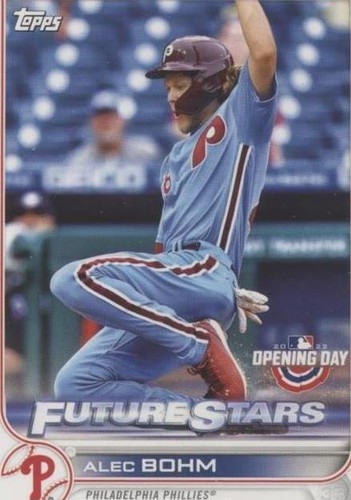 ALEC BOHM　TOPPS FIVE STAR ＆  GOLD LABEL 2021 Topps Opening Day #62 Alec Bohm RC All Star Rookie Gold