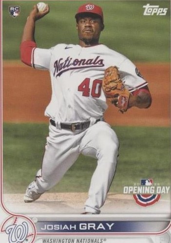 2022 Topps Opening Day - Josiah Gray #89