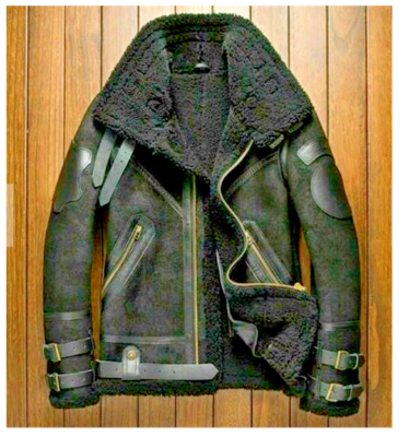 Mens B3 RAF Bomber Irvin Aviator Flying Pilot Fur Shearling Real Leather Jacket