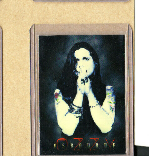 Ozzy Osbourne-Trading Card-#2-Official Licensed-Authentic-NECA-Monowise-2001