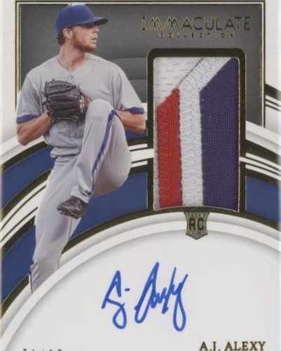 2022 Panini Immaculate Collection - A.J. Alexy #131