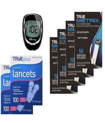 Blood Glucose Monitor Meter Kit Test Sugar Diabetic w/ 200...
