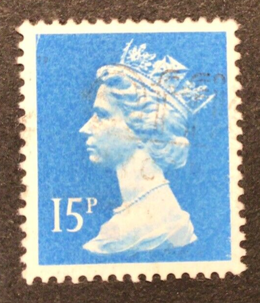 GB STAMPS X906ea 15P. BRIGHT BLUE, RIGHT BAND 1990 PHOTO. | eBay UK