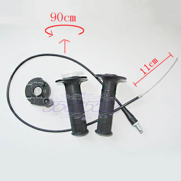 Twist Throttle Grip Cable 110cc 125cc Dirt Bike Quad ATV Pit Pro Trail