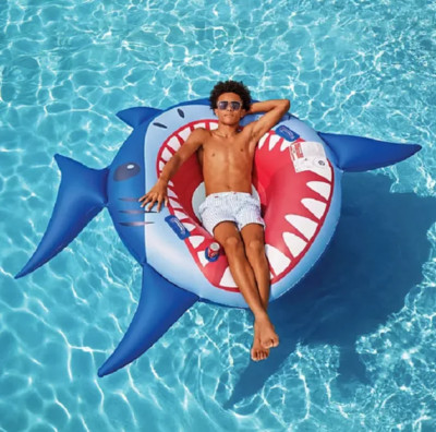 Oversized Shark Inflatable Pool Float 56'' Member's Mark
