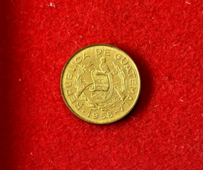 Guatemala 1958 Centavo (Un) KM#260 T1552