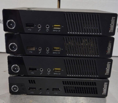 Lot of 3 Lenovo ThinkCentre M53, 1 M72e PC Intel for Parts are Repair.