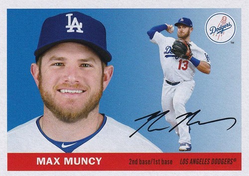 スポーツ Los Angeles Dodgers MAX MUNCY Max Muncy Los Angeles Dodgers Unsigned Running to First Base